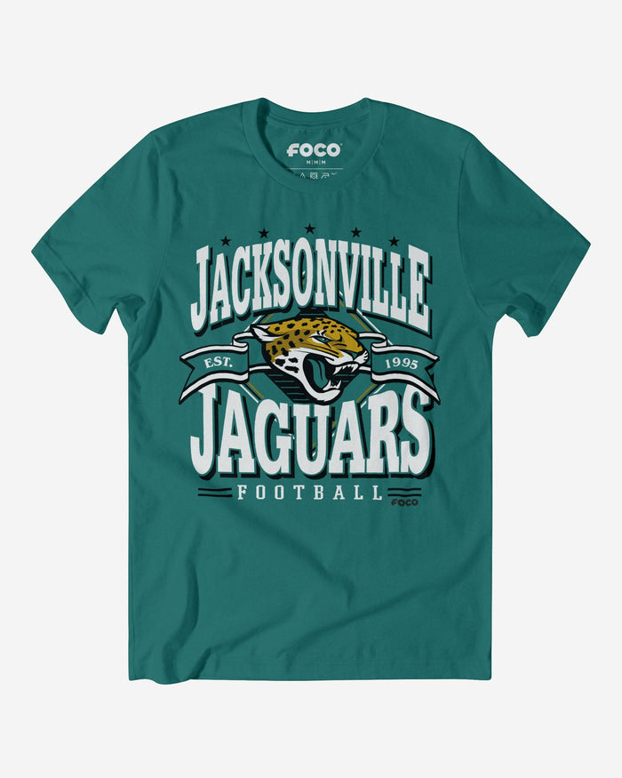 Jacksonville Jaguars Established Banner T-Shirt FOCO Marine S - FOCO.com