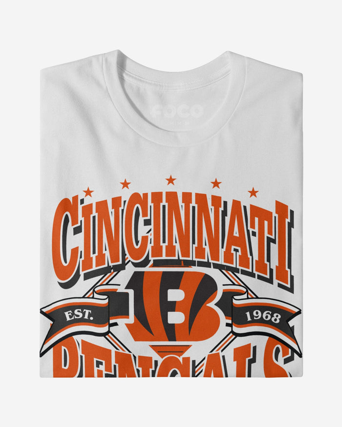Cincinnati Bengals Established Banner T-Shirt FOCO - FOCO.com
