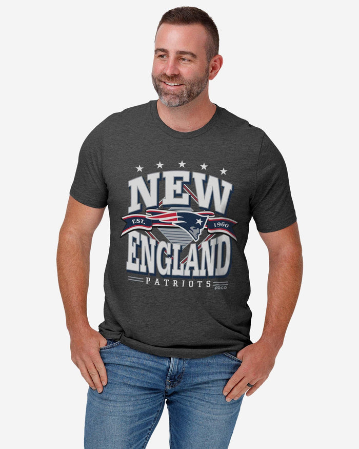 New England Patriots Established Banner T-Shirt FOCO - FOCO.com