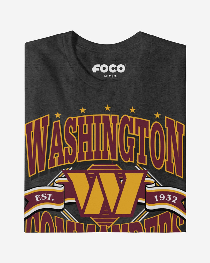 Washington Commanders Established Banner T-Shirt FOCO - FOCO.com