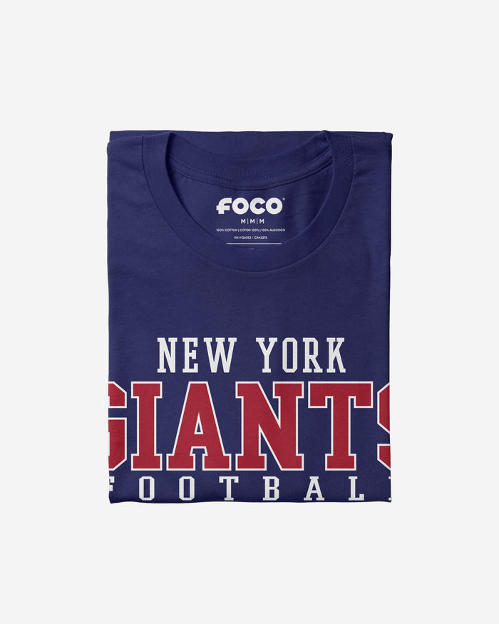 New York Giants Football Wordmark T-Shirt FOCO - FOCO.com