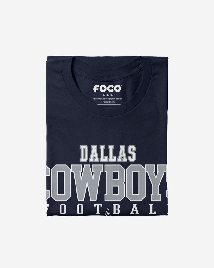 Dallas Cowboys Football Wordmark T-Shirt FOCO - FOCO.com