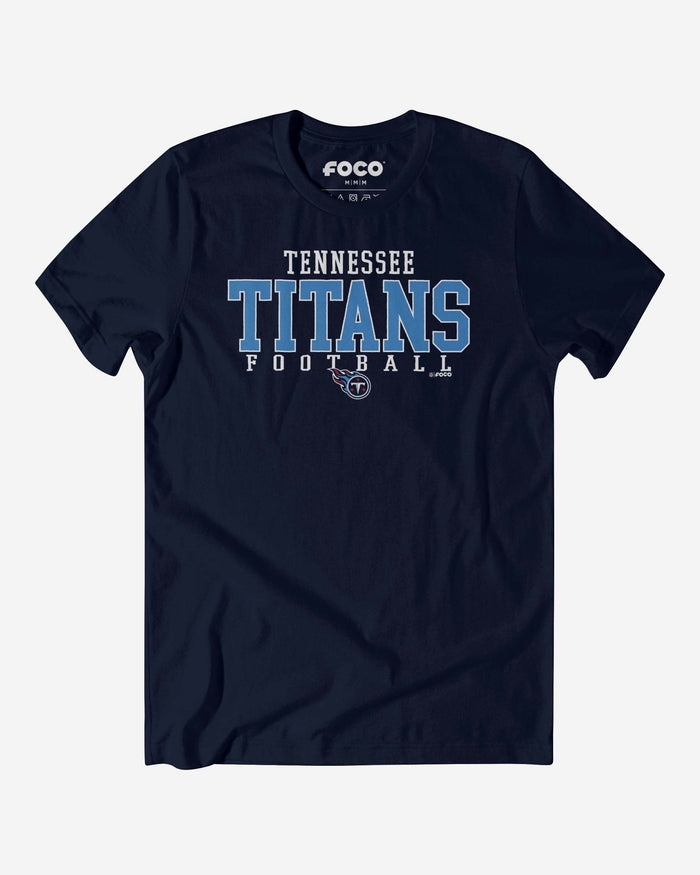 Tennessee Titans Football Wordmark T-Shirt FOCO S - FOCO.com