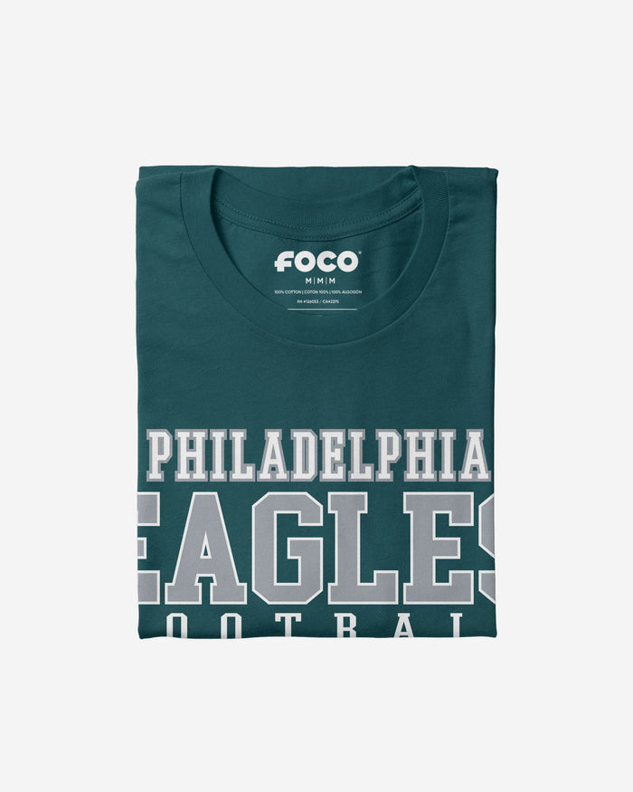 Philadelphia Eagles Football Wordmark T-Shirt FOCO - FOCO.com