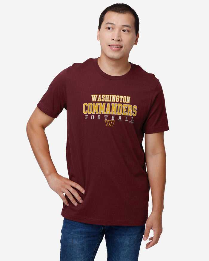 Washington Commanders Football Wordmark T-Shirt FOCO - FOCO.com