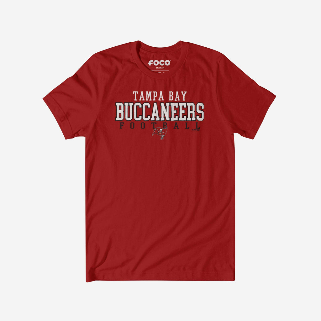 Tampa Bay Buccaneers Football Wordmark T-Shirt FOCO S - FOCO.com