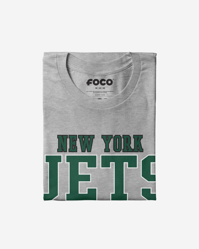 New York Jets Football Wordmark T-Shirt FOCO - FOCO.com