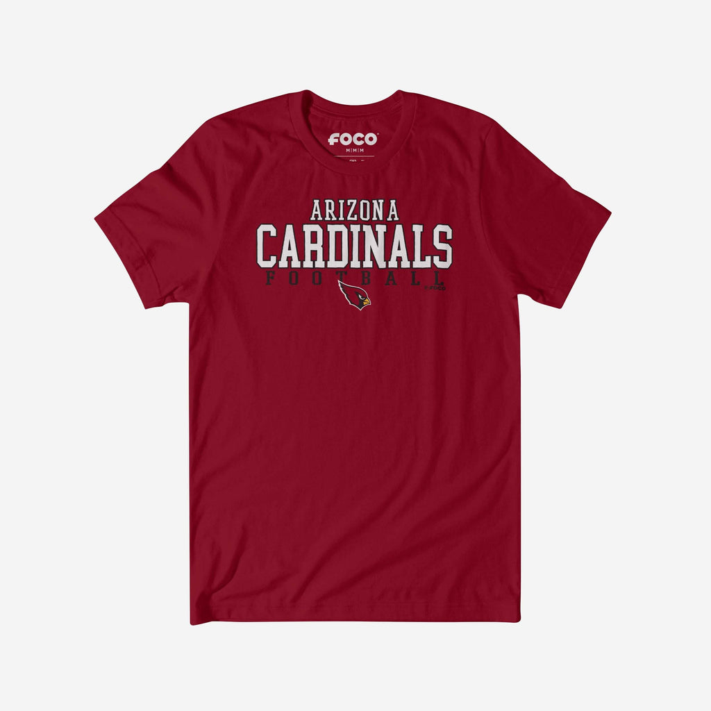 Arizona Cardinals Football Wordmark T-Shirt FOCO S - FOCO.com