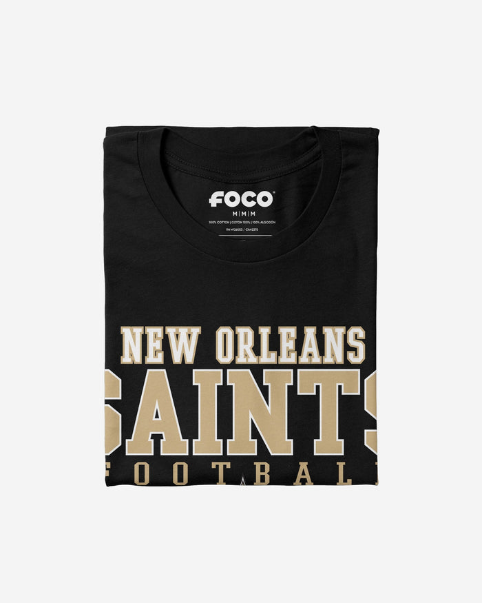 New Orleans Saints Football Wordmark T-Shirt FOCO - FOCO.com