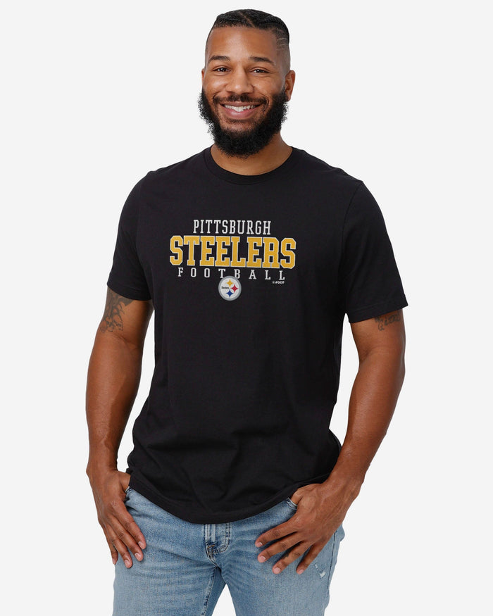 Pittsburgh Steelers Football Wordmark T-Shirt FOCO - FOCO.com