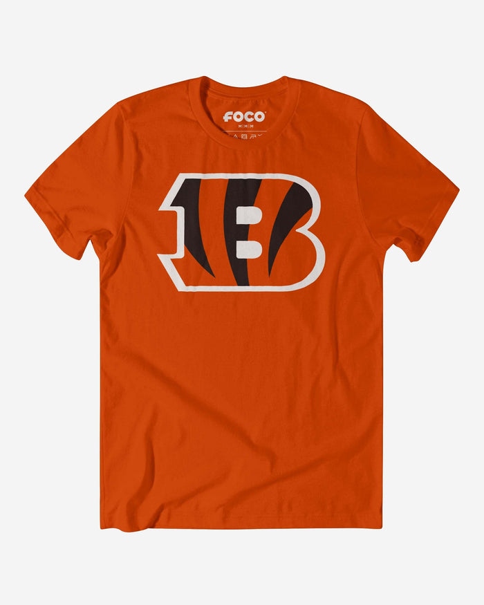Cincinnati Bengals Primary Logo T-Shirt FOCO Team Orange S - FOCO.com