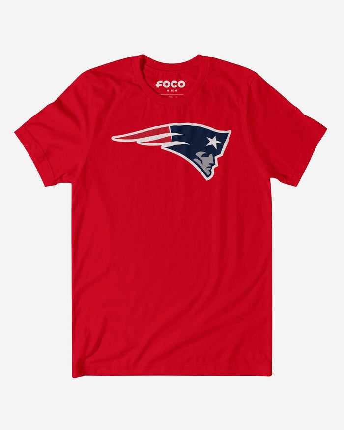 New England Patriots Primary Logo T-Shirt FOCO Red S - FOCO.com