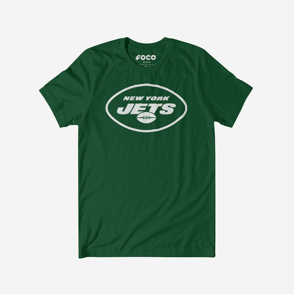 New York Jets Primary Logo T-Shirt FOCO Evergreen S - FOCO.com