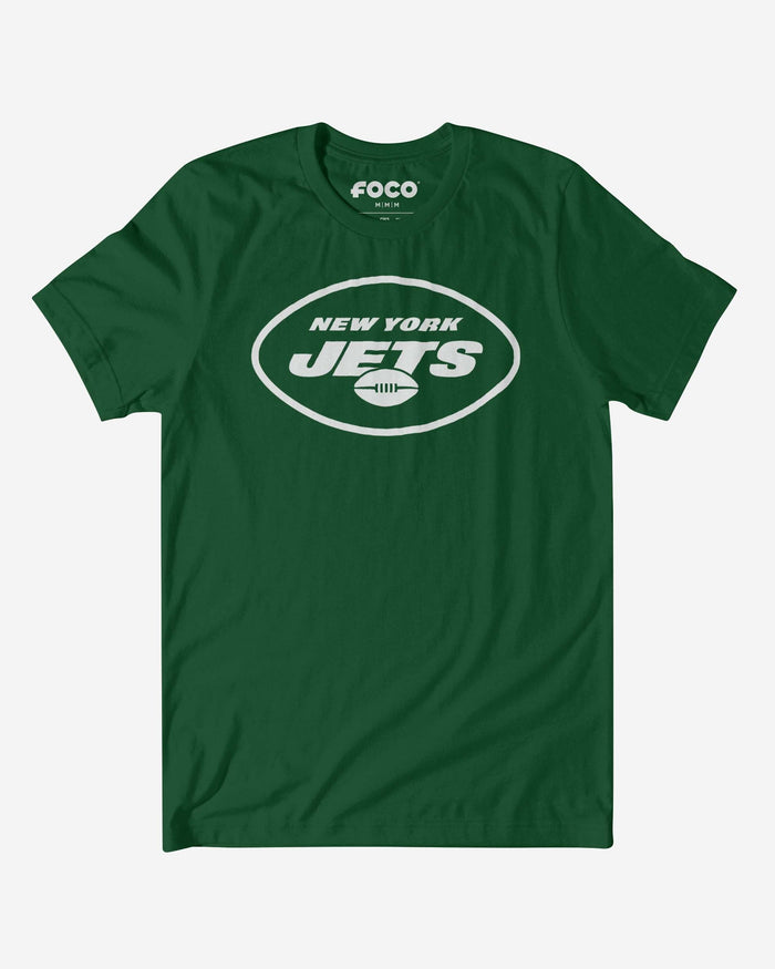 New York Jets Primary Logo T-Shirt FOCO Evergreen S - FOCO.com