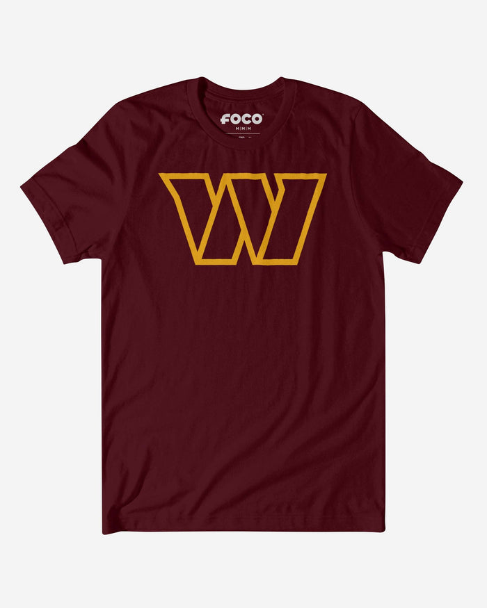 Washington Commanders Primary Logo T-Shirt FOCO Maroon S - FOCO.com