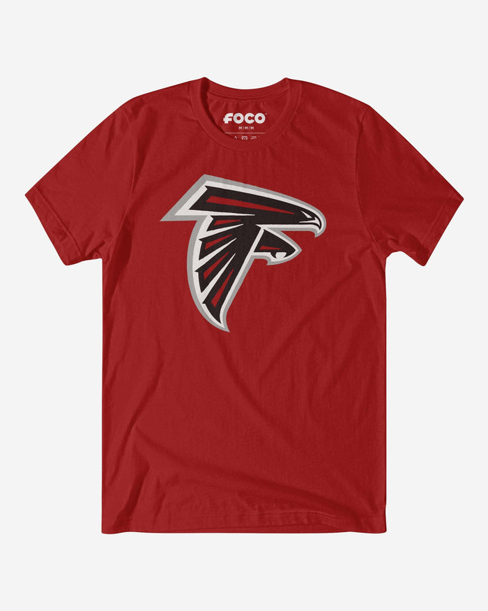 Atlanta Falcons Primary Logo T-Shirt FOCO Canvas Red S - FOCO.com