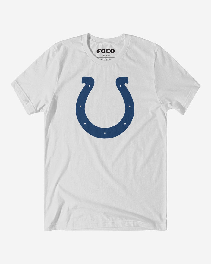 Indianapolis Colts Primary Logo T-Shirt FOCO White S - FOCO.com