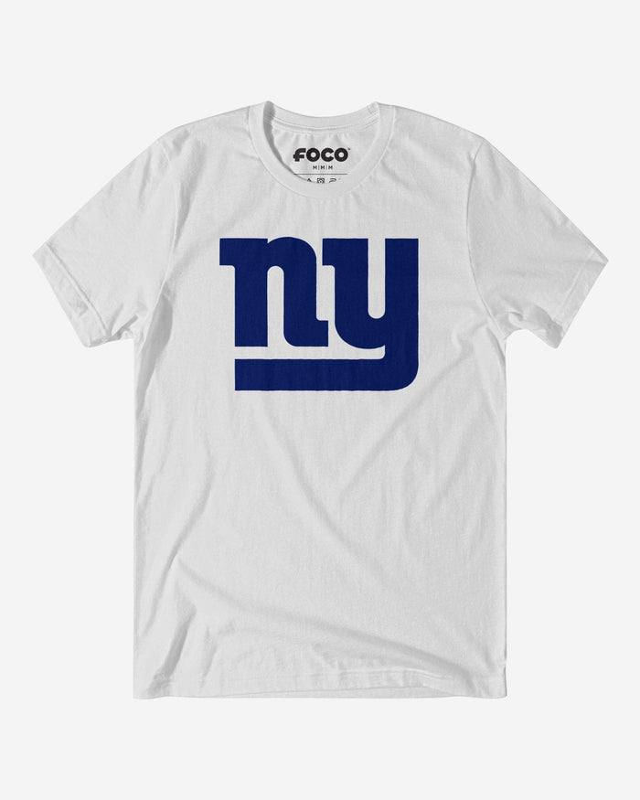 New York Giants Primary Logo T-Shirt FOCO White S - FOCO.com