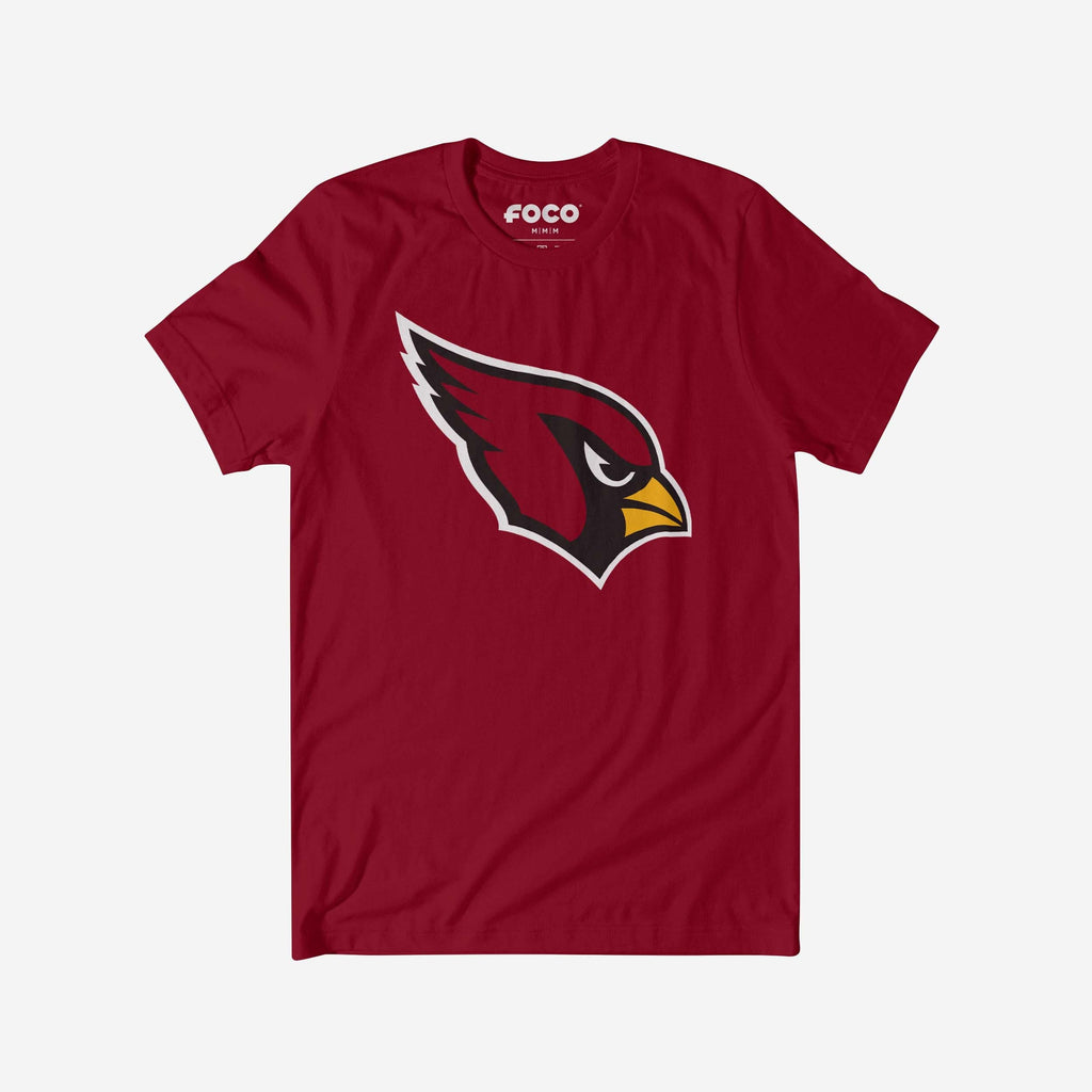 Arizona Cardinals Primary Logo T-Shirt FOCO Cardinal S - FOCO.com
