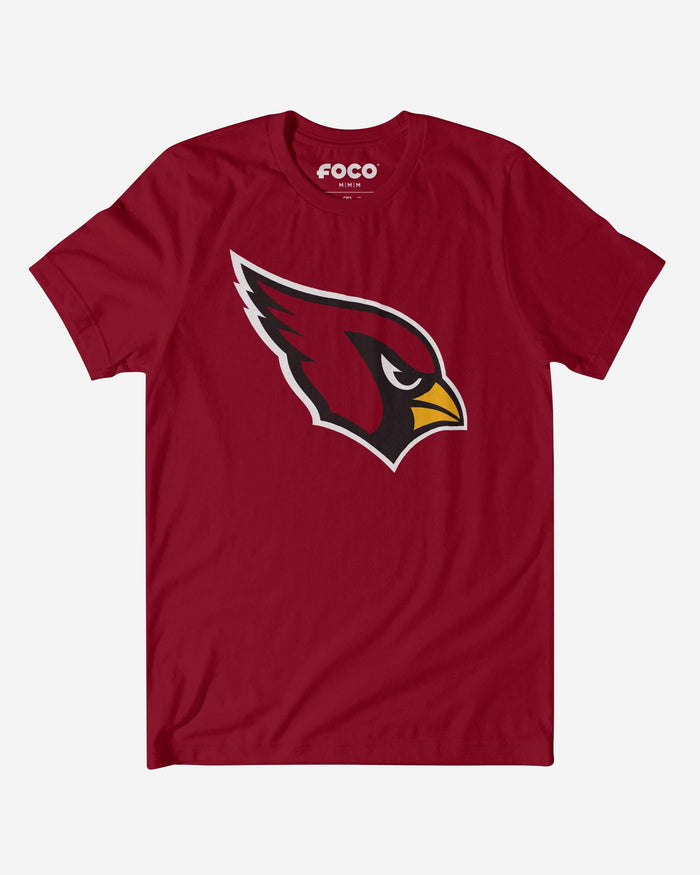 Arizona Cardinals Primary Logo T-Shirt FOCO Cardinal S - FOCO.com