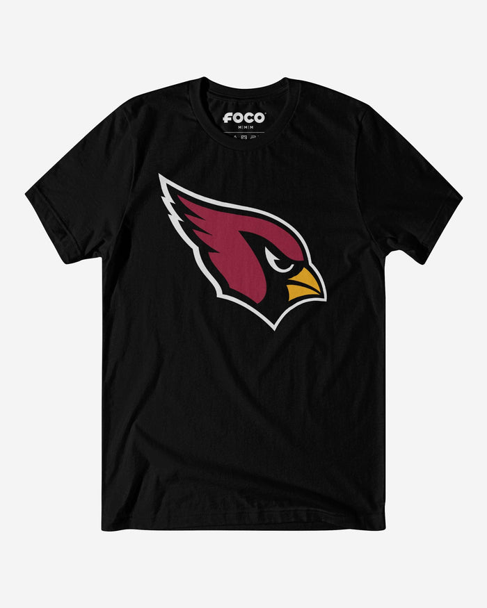 Arizona Cardinals Primary Logo T-Shirt FOCO Black S - FOCO.com
