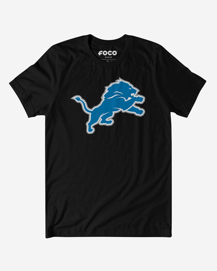 Detroit Lions Primary Logo T-Shirt FOCO Black S - FOCO.com