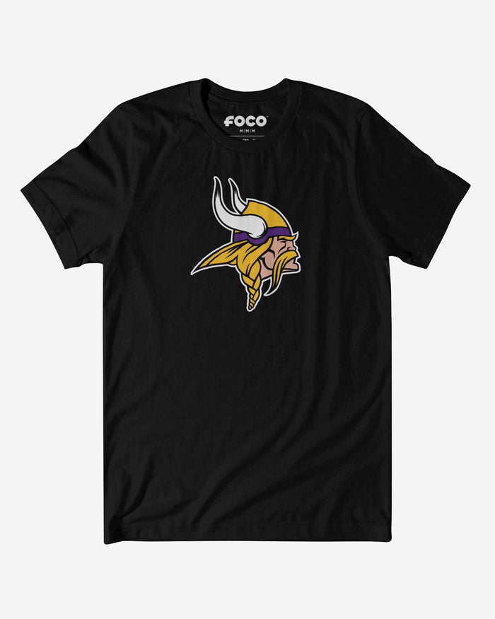 Minnesota Vikings Primary Logo T-Shirt FOCO Black S - FOCO.com