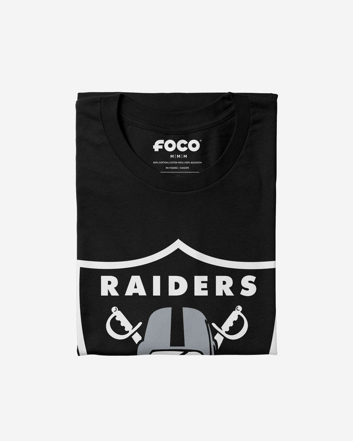 Las Vegas Raiders Primary Logo T-Shirt FOCO - FOCO.com