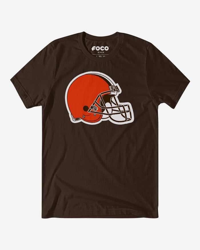 Cleveland Browns Primary Logo T-Shirt FOCO Brown S - FOCO.com