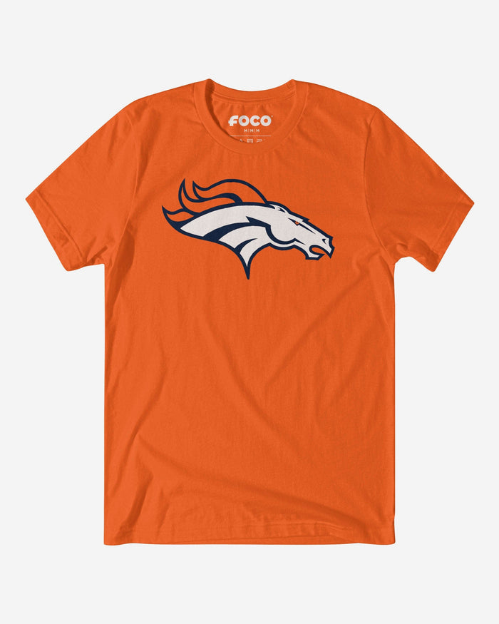 Denver Broncos Primary Logo T-Shirt FOCO Orange S - FOCO.com