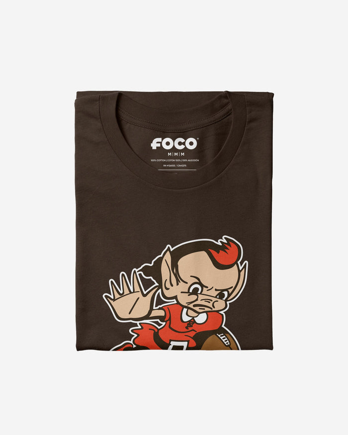 Cleveland Browns Secondary Logo T-Shirt FOCO - FOCO.com
