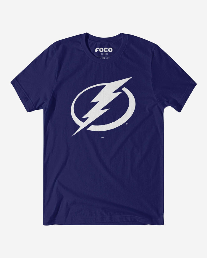 Tampa Bay Lightning Primary Logo T-Shirt FOCO Team Navy S - FOCO.com