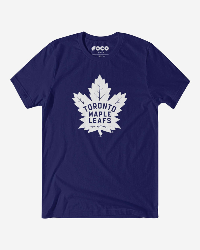 Toronto Maple Leafs Primary Logo T-Shirt FOCO Team Navy S - FOCO.com