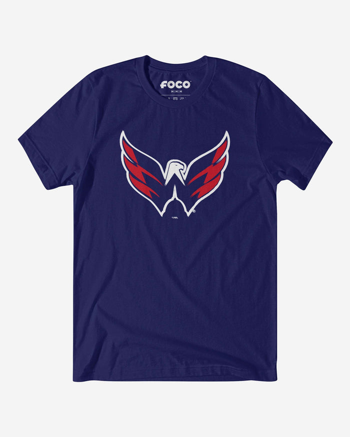 Washington Capitals Primary Logo T-Shirt FOCO Team Navy S - FOCO.com