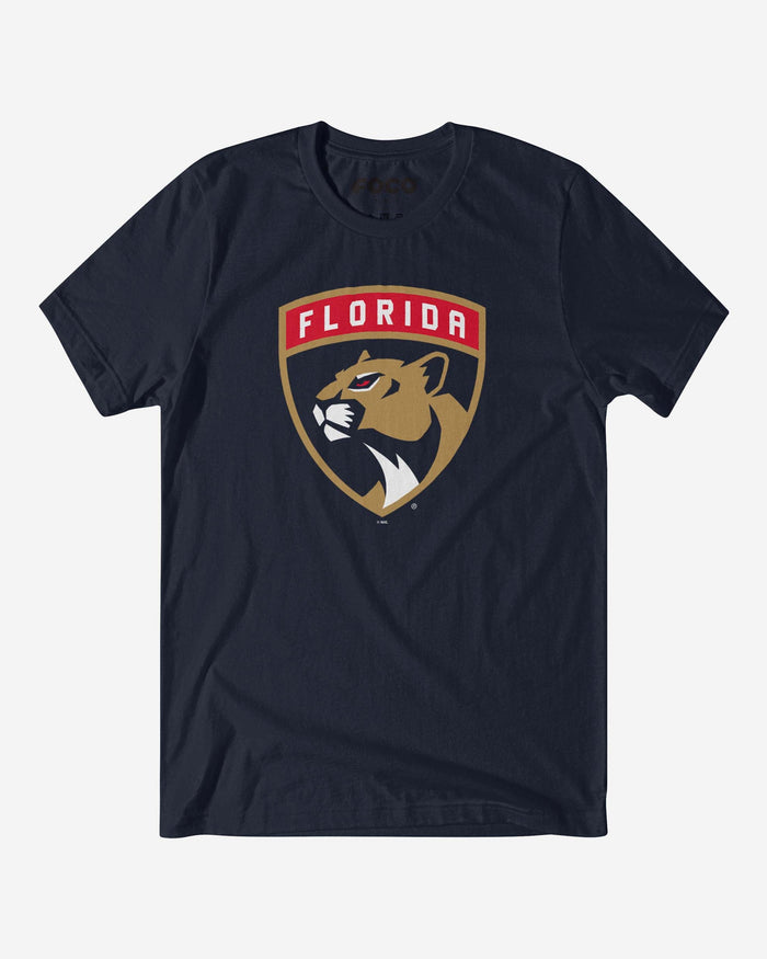 Florida Panthers Primary Logo T-Shirt FOCO Navy S - FOCO.com