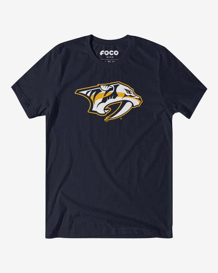 Nashville Predators Primary Logo T-Shirt FOCO Navy S - FOCO.com