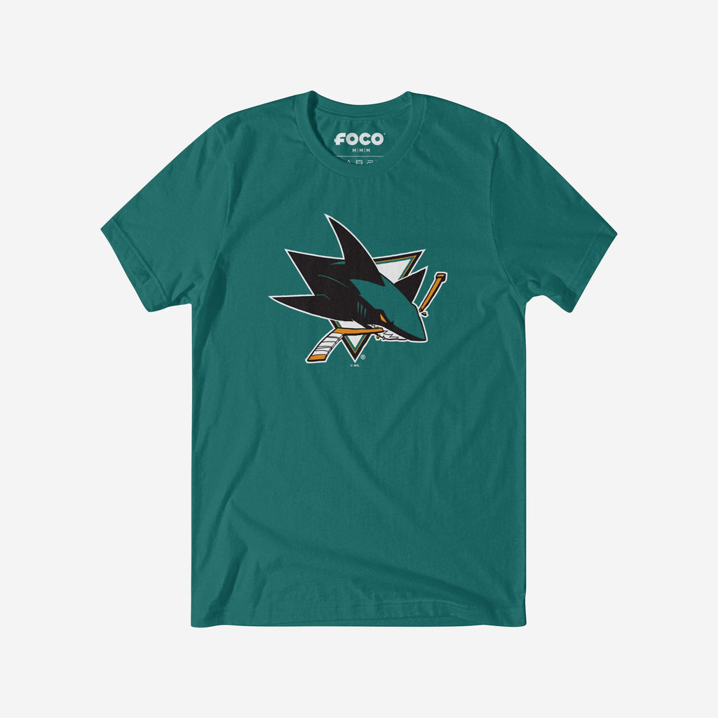 San Jose Sharks Primary Logo T-Shirt FOCO Marine S - FOCO.com