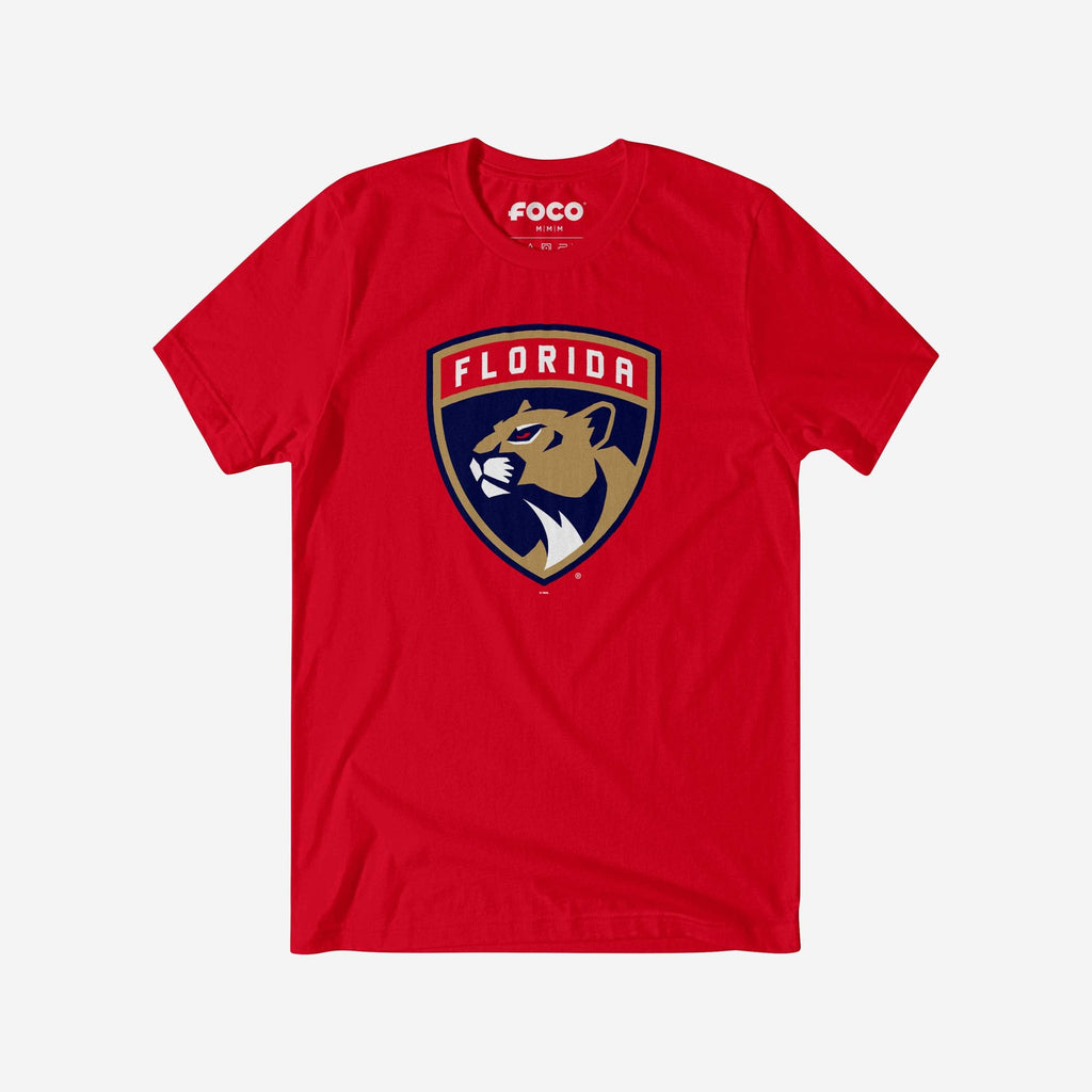 Florida Panthers Primary Logo T-Shirt FOCO Red S - FOCO.com