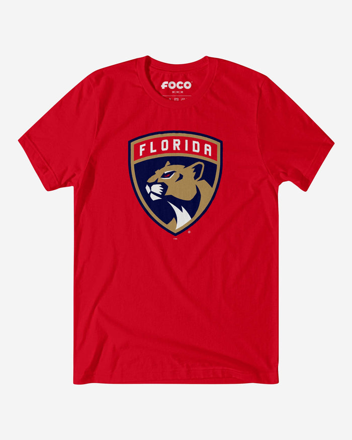 Florida Panthers Primary Logo T-Shirt FOCO Red S - FOCO.com