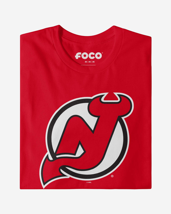 New Jersey Devils Primary Logo T-Shirt FOCO - FOCO.com