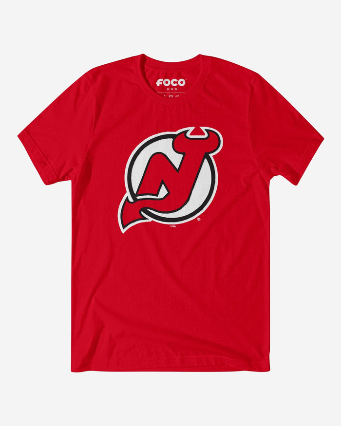 New Jersey Devils Primary Logo T-Shirt FOCO Red S - FOCO.com