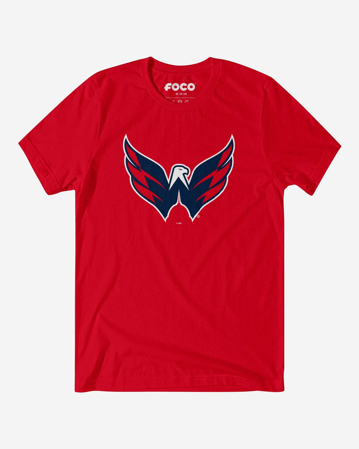 Washington Capitals Primary Logo T-Shirt FOCO Red S - FOCO.com