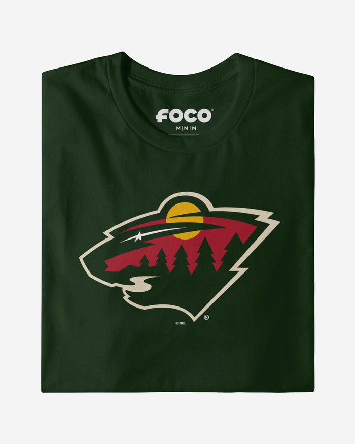 Minnesota Wild Primary Logo T-Shirt FOCO - FOCO.com