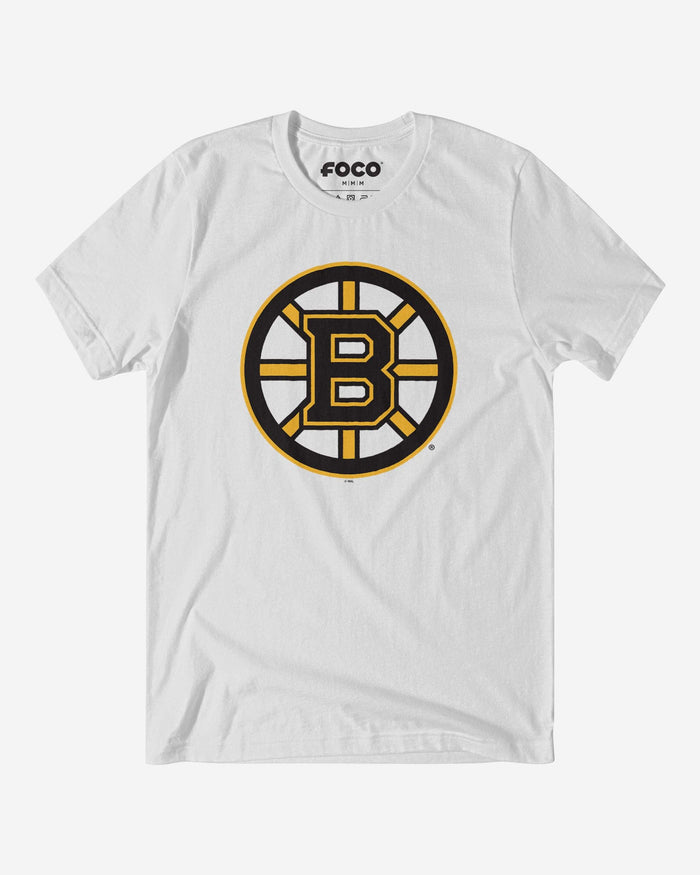 Boston Bruins Primary Logo T-Shirt FOCO White S - FOCO.com