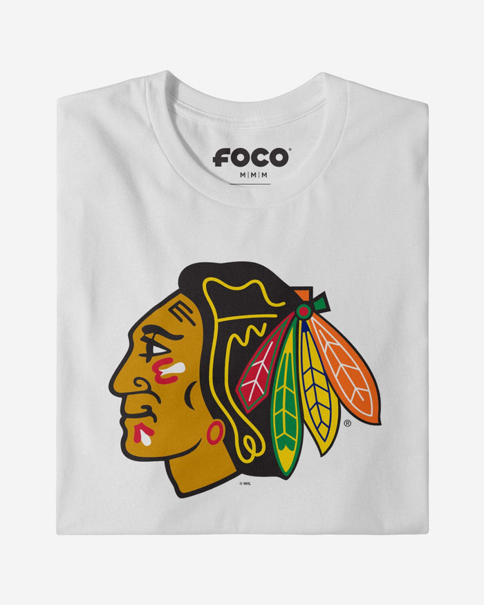 Chicago Blackhawks Primary Logo T-Shirt FOCO - FOCO.com