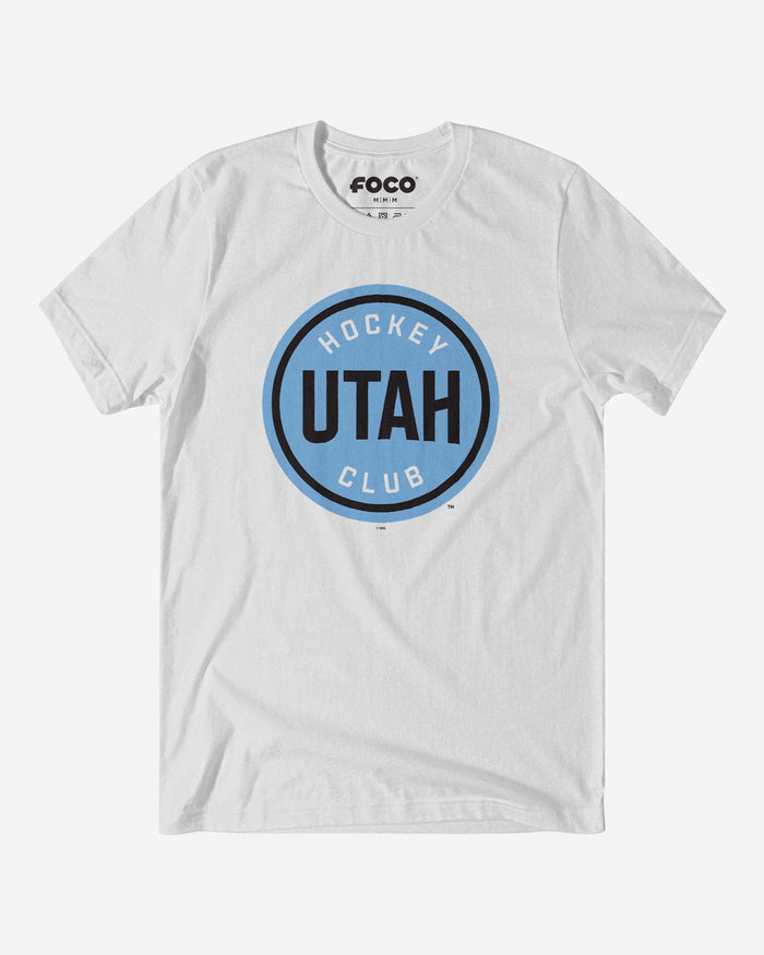 Utah Hockey Club Primary Logo T-Shirt FOCO White S - FOCO.com