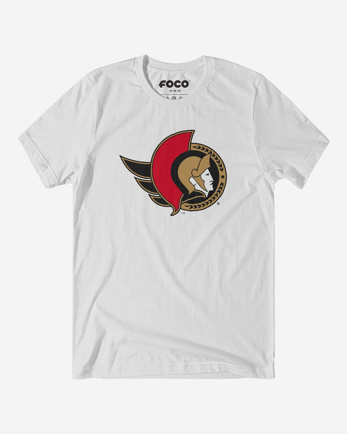 Ottawa Senators Primary Logo T-Shirt FOCO White S - FOCO.com