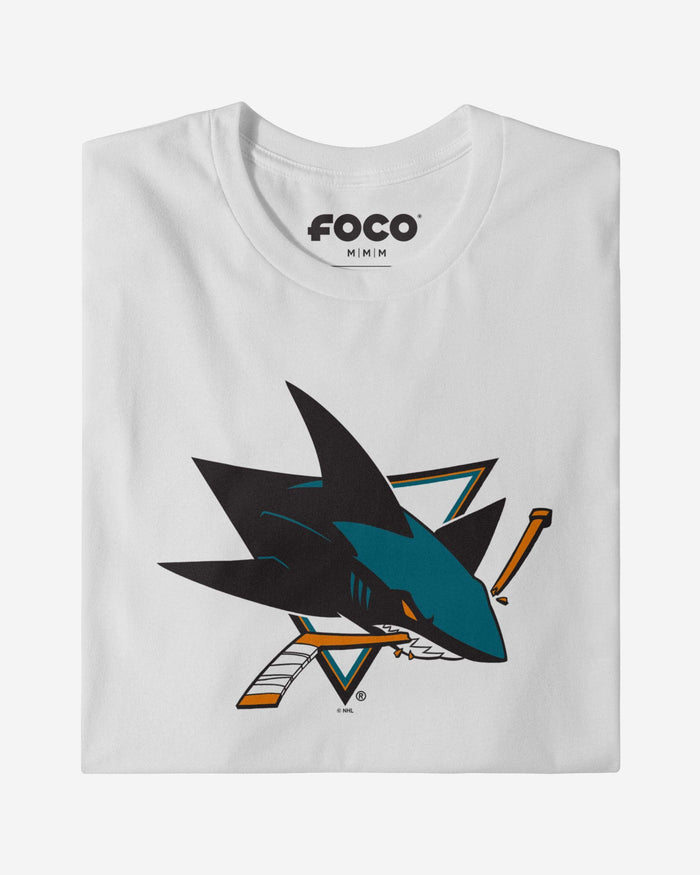 San Jose Sharks Primary Logo T-Shirt FOCO - FOCO.com