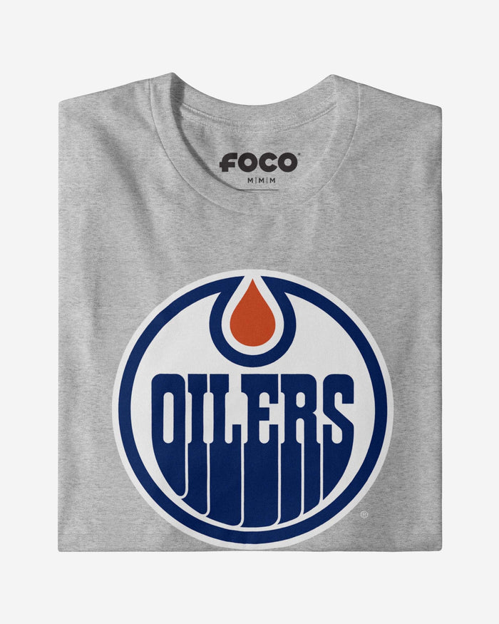 Edmonton Oilers Primary Logo T-Shirt FOCO - FOCO.com