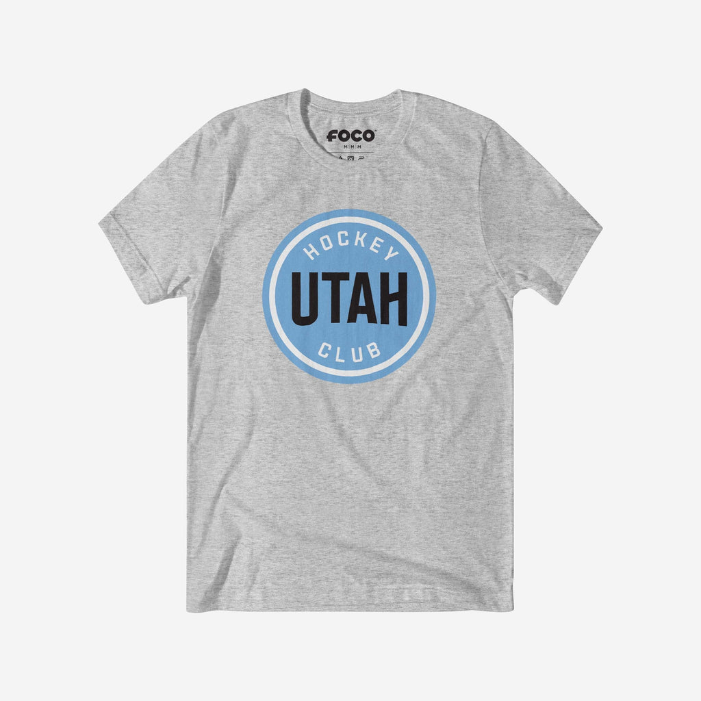 Utah Hockey Club Primary Logo T-Shirt FOCO Athletic Heather S - FOCO.com